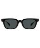 STUDIO SEVEN Sunglasses Horizontal Thick Frame Colored Lenses UV Protection Unisex [Zoff] Wellington-style (Black, ZN251G11_14E1) Men's,