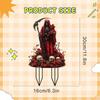 Halloween Acrylic 2D Flat Garden Stake Decor Weatherproof Rainproof Ornament Plaque Yard Sign