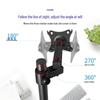 Adjustable 21.5/23.8/24/27 Inch Monitor Stand: Retractable, Rotating, Height Adjustable