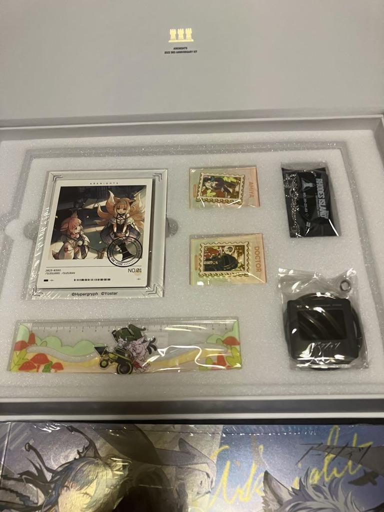 [USED] Contents Arknights 3rd Anniversary Terracognita Kit