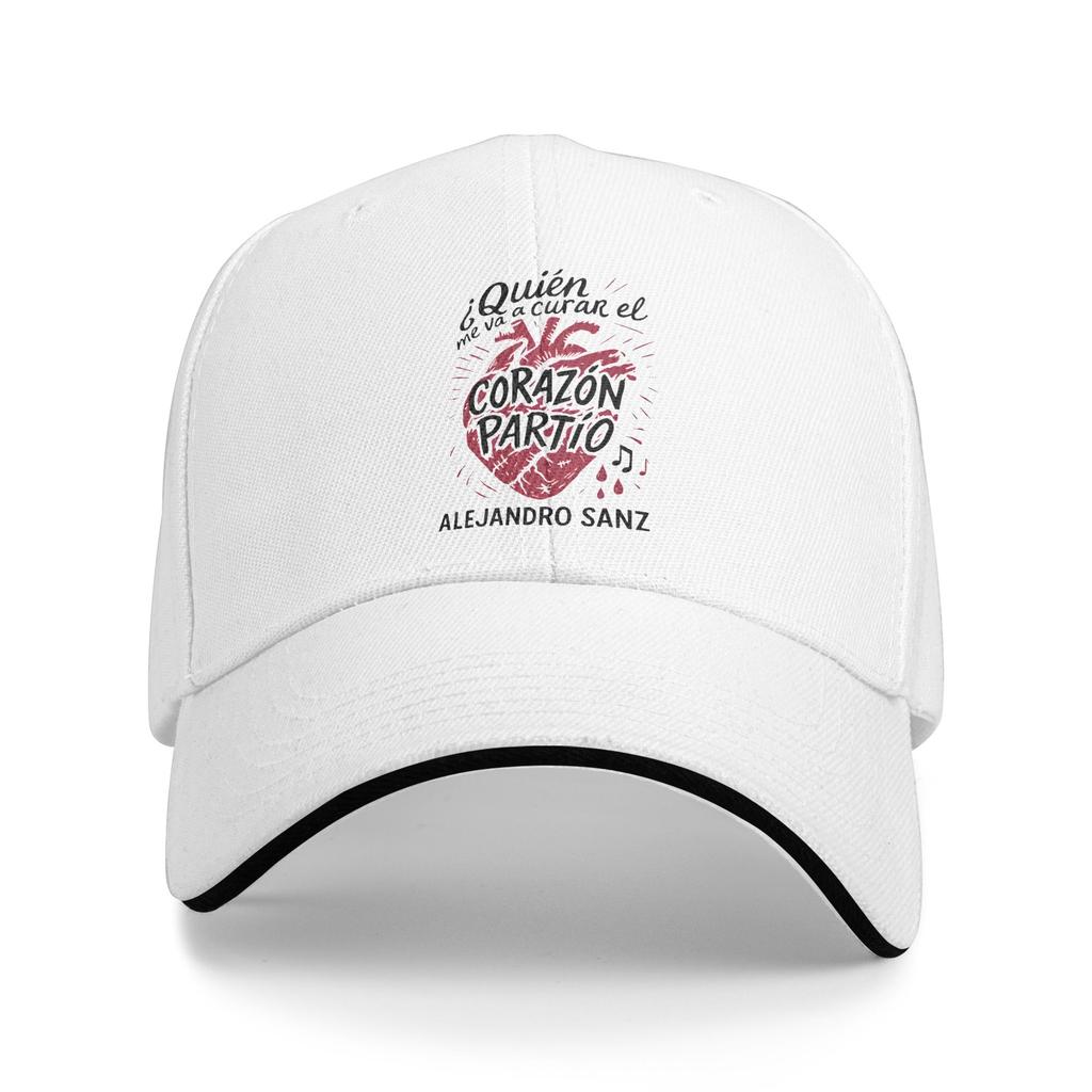 Alejandro Sanz Music Sandwich Caps , Fashion Baseball Cap Polyester Singer Trucker Worker Cap Breathable Dad Hat Summer