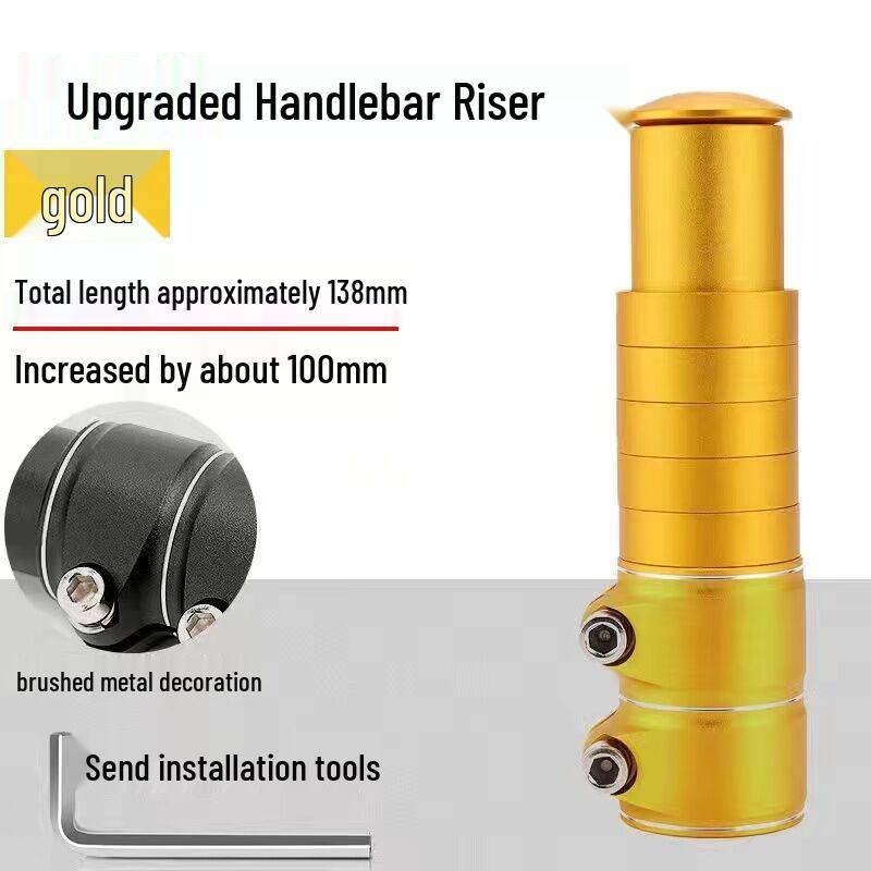 Universeller Verstellbarer Fahrradlenker Vorbau Erhöhung - Mountain & Rennrad Verlängerung