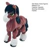 3D Printed Foal Animal Figurine Full Articulated Flexible Fidget Toy Small Brown Horse Desk Decor for Boys Girls