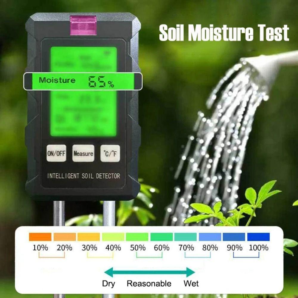 LCD Display Soil PH Tester Humidity Detection Soil Moisture Meter  Potted Plant Care