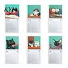 Monthly Wall Calendar 2027 Cats Reading Calendar, Jan. - Dec. 12 Hanging Daily Appointment Tracker Planner, Cute Kitty Illustrations Gag Gift for Cat