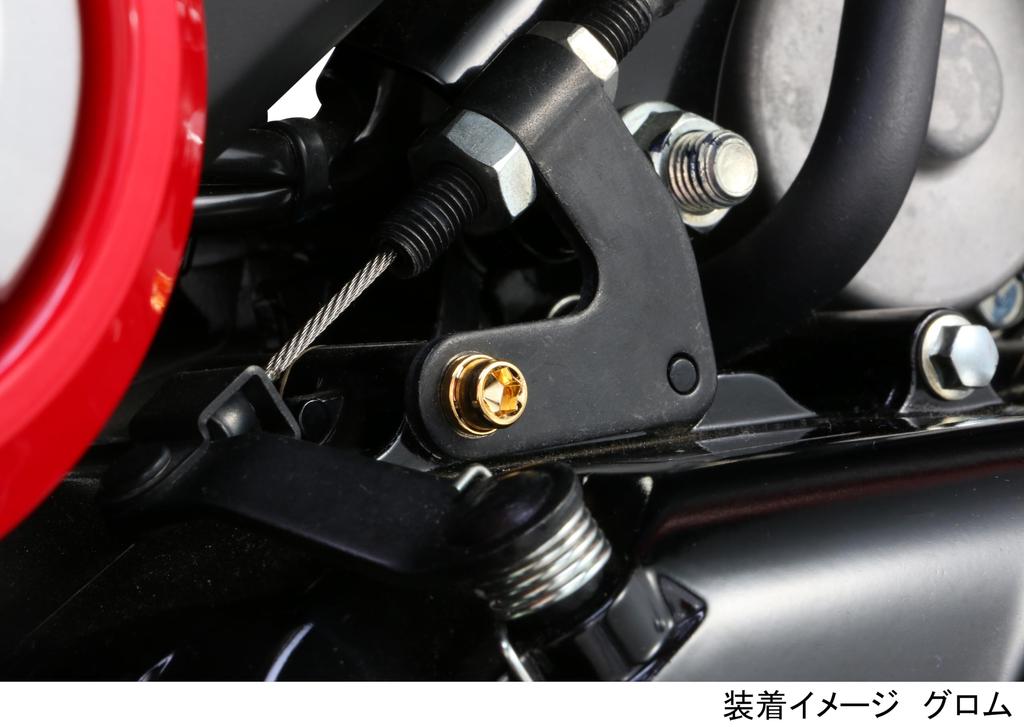 Kitaco 060-1432300 Vivid Bolt Set (24K Gold Plated) Grom Right Side Case