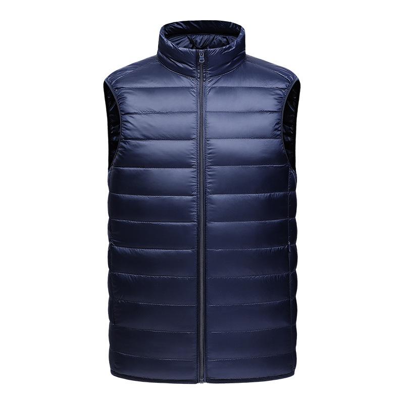 Down Jacket Men's Vest Fashion Stand-up Collar Vest Light Down Vest Men's Thermal Top