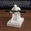 Multi Purpose Pen Holder Knight Desk Organizer, 3D Printed Medieval Armor Figurine, Unique Stable Stand for Men Pencil Office Decor, Creative