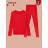 THREEGUN Women's Jiqing Duorong Cotton Fleece-Lined Thermal Set