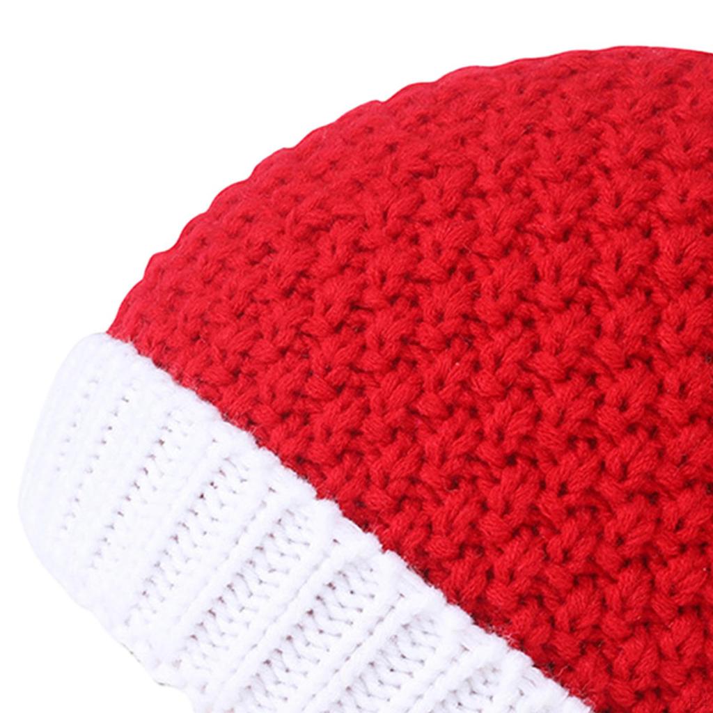 Christmas Hat Knit Winter Headwear Headgear, Fancy Dress Photo Prop Xmas Party Knitted
