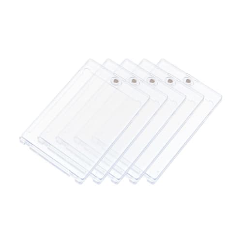 

A-ITEM Magnetic Loader, Set of 5, Magnetic Holder, Card Holder, Card Roller, Storage, Collecting, Collection, Storage, Packaging, Cushioning, Clear, T