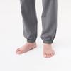 Gunze CI Comme CA Long Sleeve and Brushed Men's Pajamas, Pants, Fleece, Blue-Grey (MH6553)