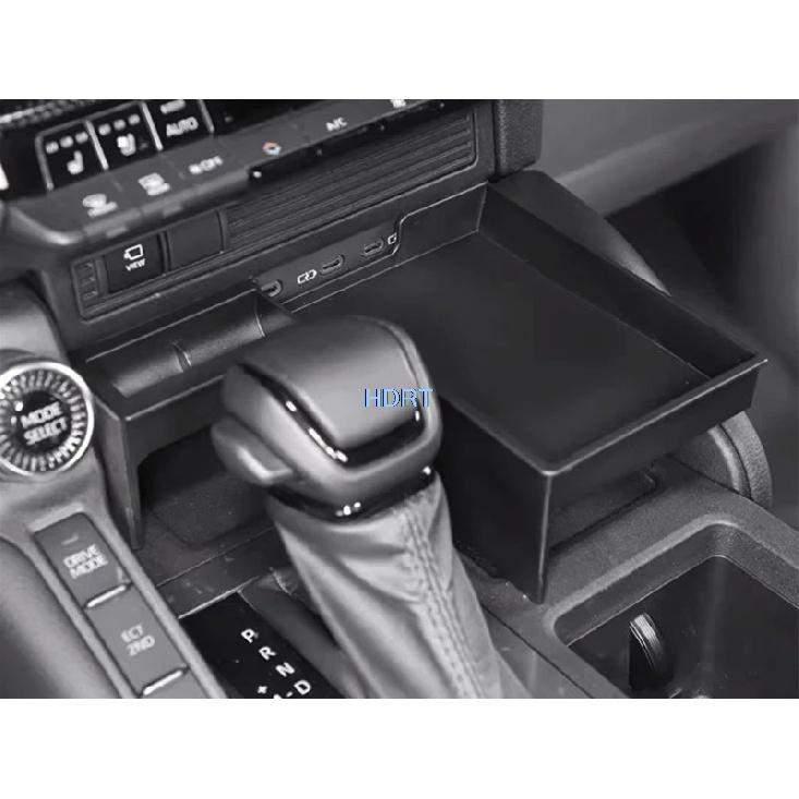 For Toyota Land Cruiser 250 LC250 Prado 2024 + Car Styling Front Gear Shift Armrest Storage Box Protector Decoration Accessories