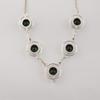 Green Tourmaline Gemstone Silver Necklace, 925 Sterling Silver Pretty Homemade Necklace, October Birthstone Gift, RN-2-12