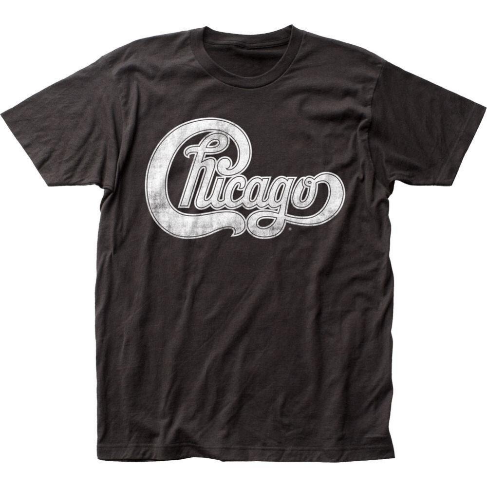 

26 Chicago Logo Mens T Shirt Rock and Roll Music Classic Band Tee New Black Unisex T-Shirt S чёрный