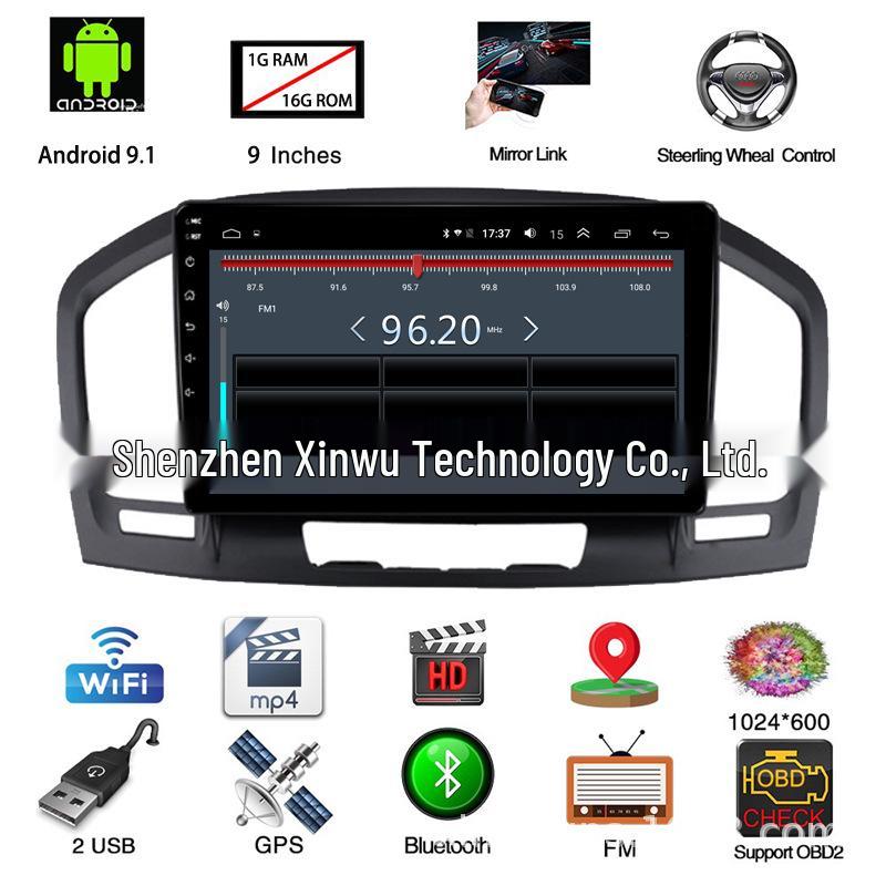 Buick Regal 2009-2013 9" Smart GPS Navigator with Bluetooth & WiFi