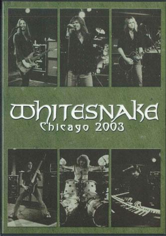 

DVD WHITESNAKE - Chicago 2003 NONE NOT ON LABEL Unknown Music Video Used