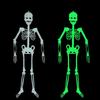 Halloween Scary Prop Luminous Hanging Human Skeleton Outdoor Decoration Party