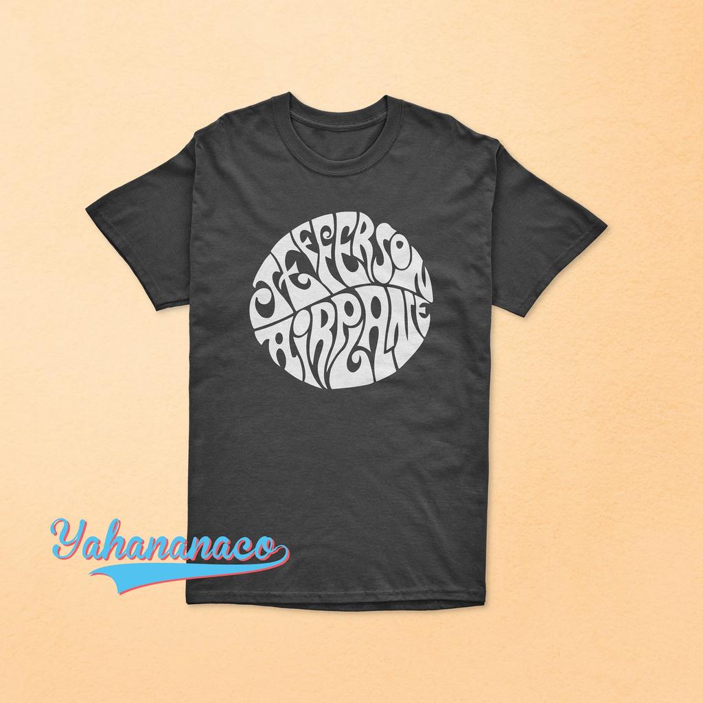 Jefferson Airplane Shirt American Rock Band Psychedelic Rock Folk Rock Garage Rock Music Band Black White Sport Grey T-Shirt