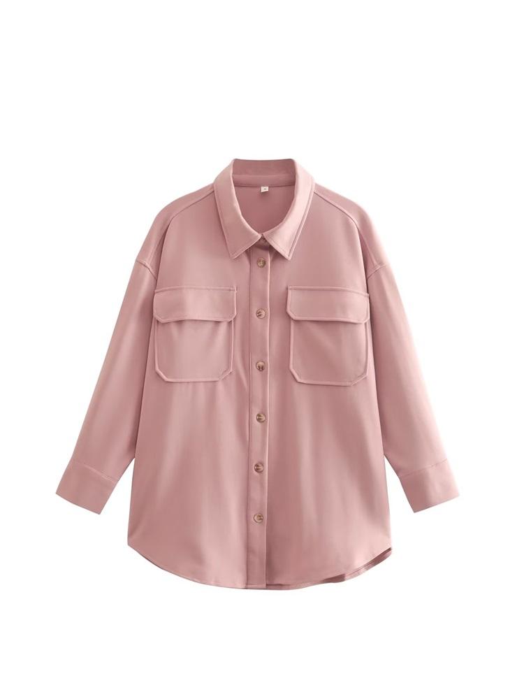 

MESTTRAF женские модные 2022 оверсайз однотонные карманные простые повседневные пальто ретро верхняя одежда на пуговицах с длинными рукавами уличная одежда