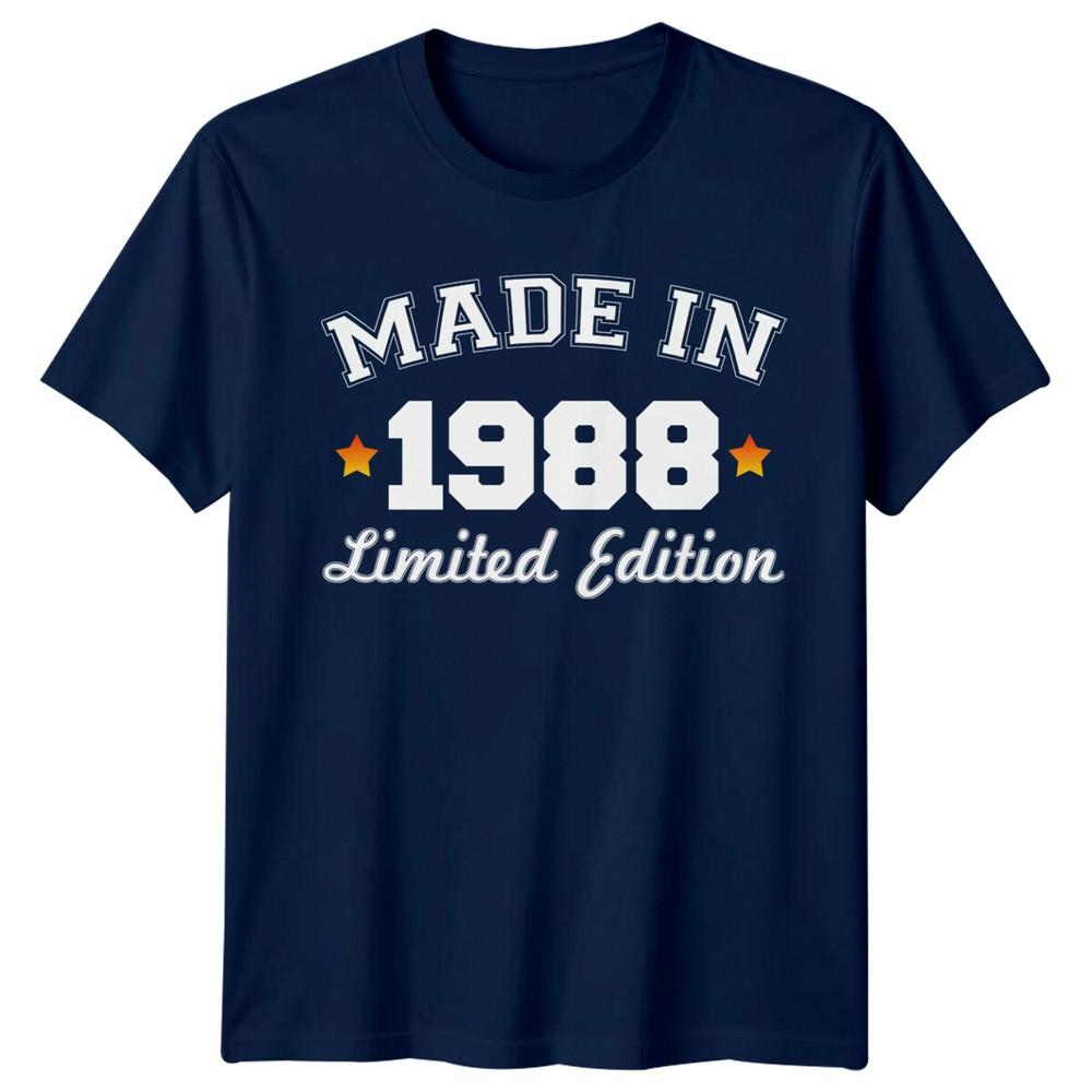 Made In 1988 Unisexs T Shirt 38th Birthday Gift Vintage thirtyeight