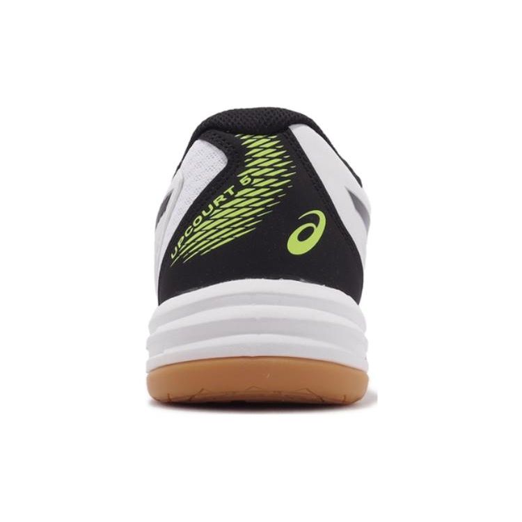 Asics Upcourt 5 White Black Yellow Unisex Sneakers Safety-Yellow 1071A086103