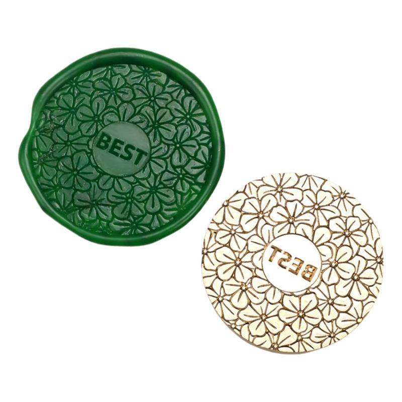 Vintage Seal Stamp Head Replacement, Embossed Sealing Stamp Head for Seal Envelope, Invitations Scrapbooking Decoration