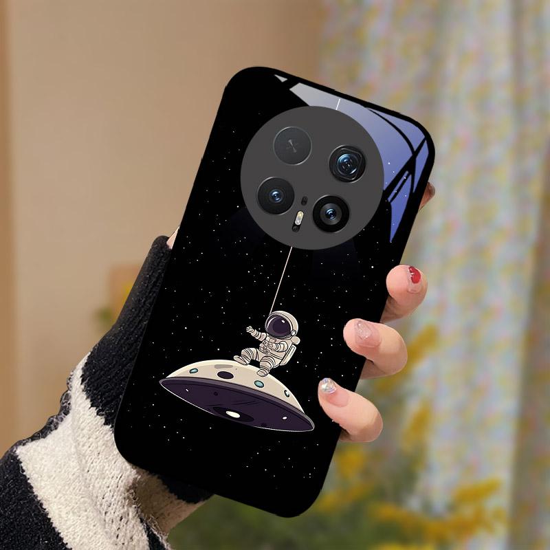 For Honor Magic8 8Pro Kılıf Temperli Cam Telefon Kapağı Lens Kamera Koruma Funda For Honor Magic 8 Pro Darbeye Dayanıklı Sert PC Capa