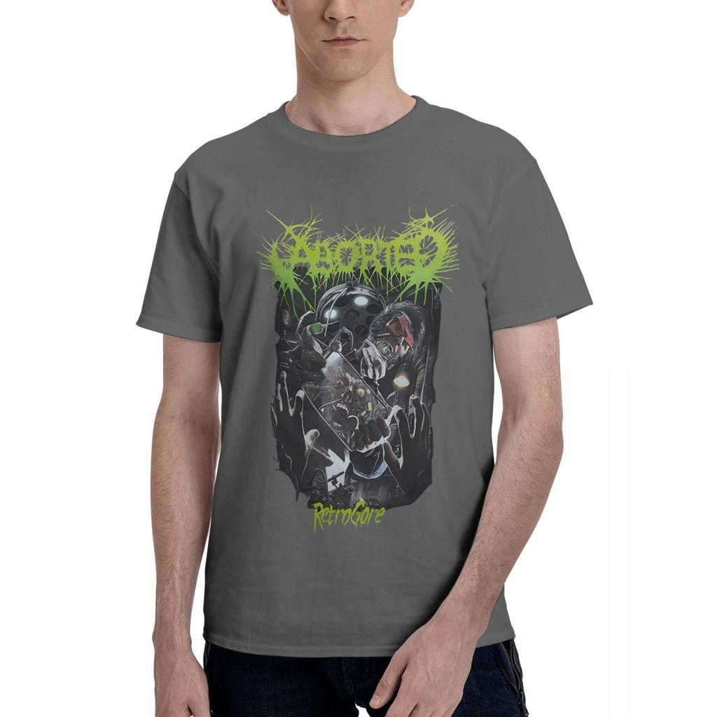 Aborted Band Retrogore A 100 Cotton Casual Breathable Confortable Tops Football Shirts 2025 Funny Gifts