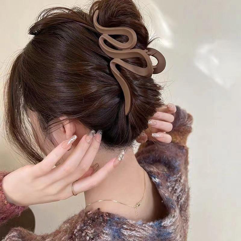 Mode Koreanische Einfarbige Acryl Wellen Haarklammern für Frauen Einfache Haarspange Hohe Qualität Tägliche Haaraccessoires Geschenk für Mädchen