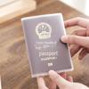 Thickened Transparent Frosted Waterproof PVC Passport Holder – Durable Travel Document Protection Cover