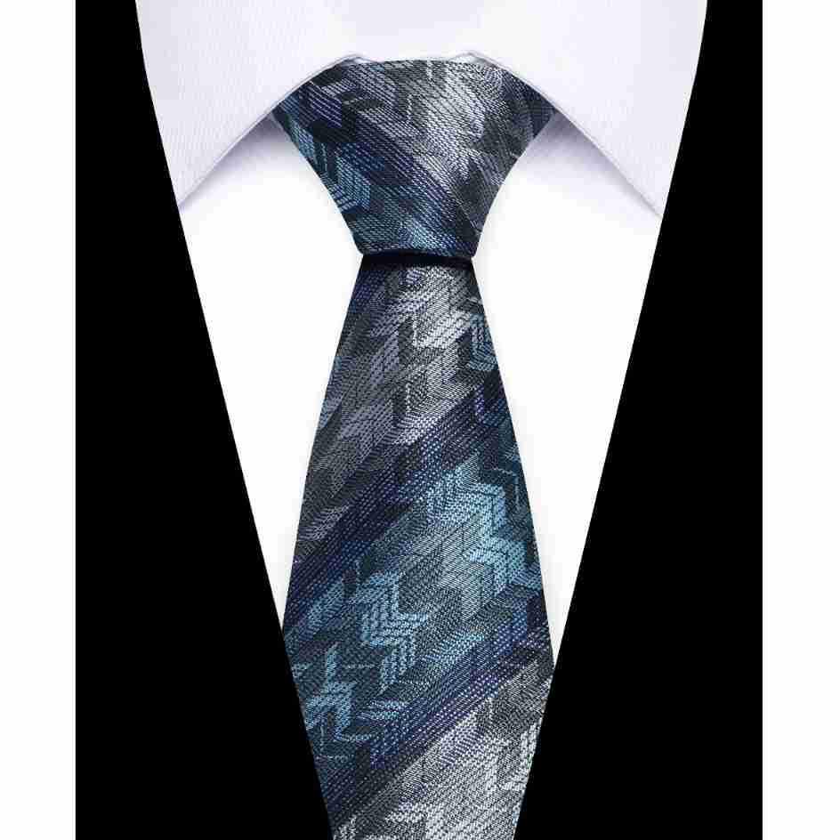 Elegant European & American Men's 8CM Hand-tied Silk Polyester Tie - Casual Business Style