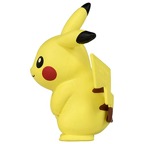 TAKARA TOMY "Pocket Monster Monster Collection MS-01 Pikachu" Pokemon Figure Toy Ages 4 and up Passes Toy Safety Standards ST Mark Certification