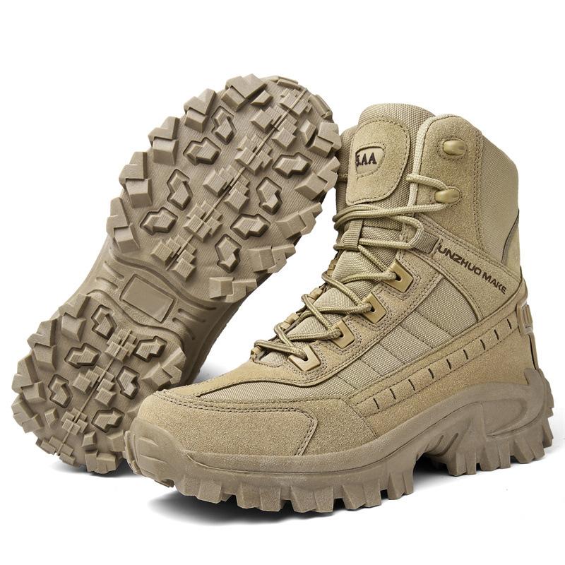New Outdoor High Top Jungle Combat Boots, Cross-border Delta Hiking Boots, Camping Desert Boots, Combat Boots