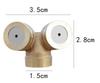 Copper Agricultural Sprayer Nozzle for Garden Seedling, Dust Removal, Cooling, and Pesticide Application with Single/Double Spray Option