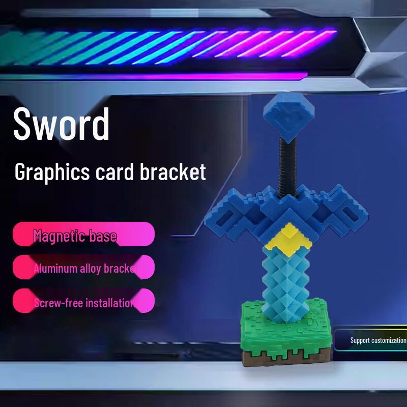 Iterative Space Creative GPU Support Bracket