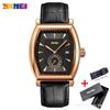 SKMEI 9306 Business Quartz Mens Watches Luxury Leather Date Calendar Waterproof Sport Men Wristwatches Clock Relogio Masculino