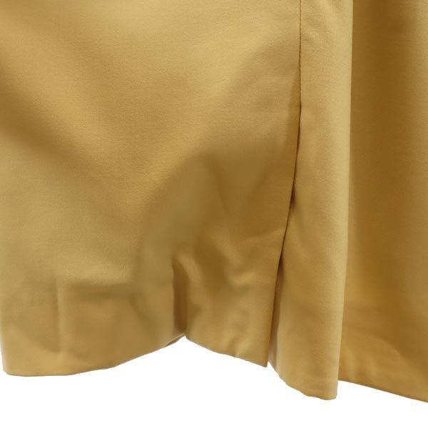 CELINE Made in France Long sleeve one piece 36 Yellow With belt loop Women Used