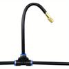 20m Universal Micro Drip Irrigation Kit with Adjustable 7.87" Mist Nozzle - Automatic Watering System for Balcony Greenhouse Gardening