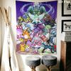 Pokémon Egg Hatch Wall Hanging Printed Fabric Blanket Decorative Tapestries for Bedroom Living Room Home Decor