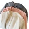 Autumn 2025 Embroidered Heart Button Knit Cardigan & Top Sweater for Women