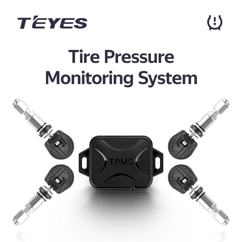 

TPMS Car Auto Wireless Tire Pressure Monitoring System only for TEYES devices Built-in battery internal sensors