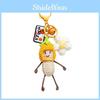 Head Persimmon Peanut Toy Craft Felt Keyring Featuring Small Decorate Pendant