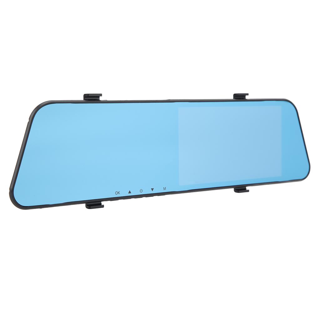 5.5in Car DVR Camera Dash Cam Video Recorder Dual Lens 1080P Full HD Touch Large Screen Motion Detection Rearview