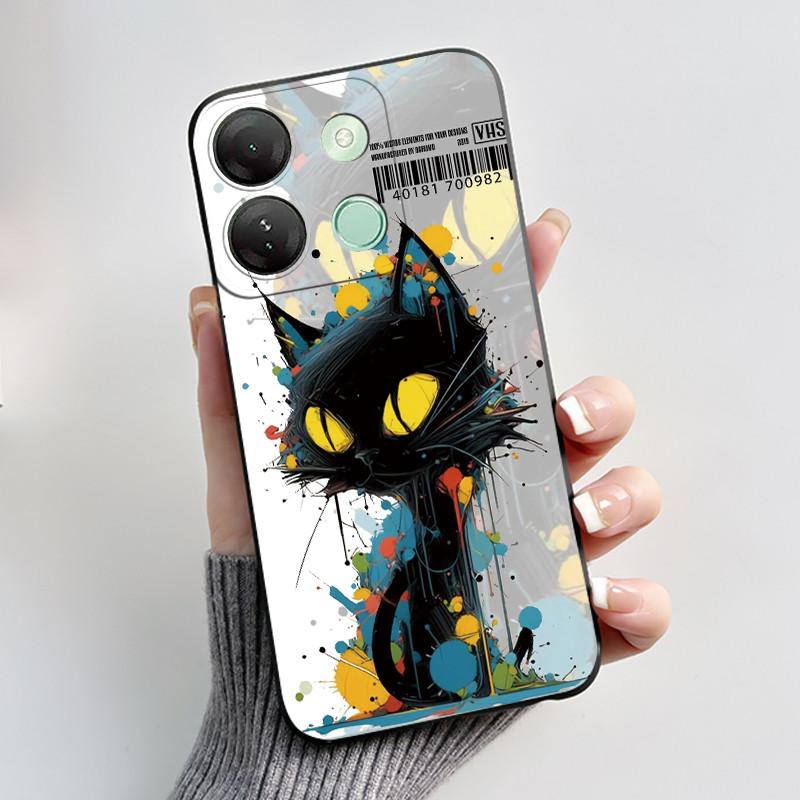 Cute Case For Infinix Smart 7 HD / Smart 7 Plus Fundas Coque Printing Shell Protective Cover Soft Silicone Cartoon Phone Casing