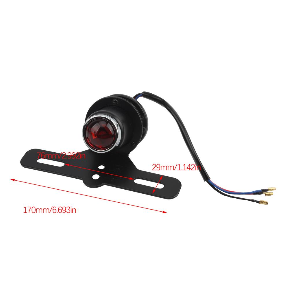 Universal 12V Motorcycle Brake Light Tail Light for Honda Harley Yamaha Cafe Racer Motocross Signal Light Modified Accessories