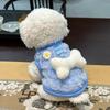 Ropa para perro gato chaleco de invierno ropa para mascotas cálida linda caricatura Oso Grande títere de peluche ropa para mascotas