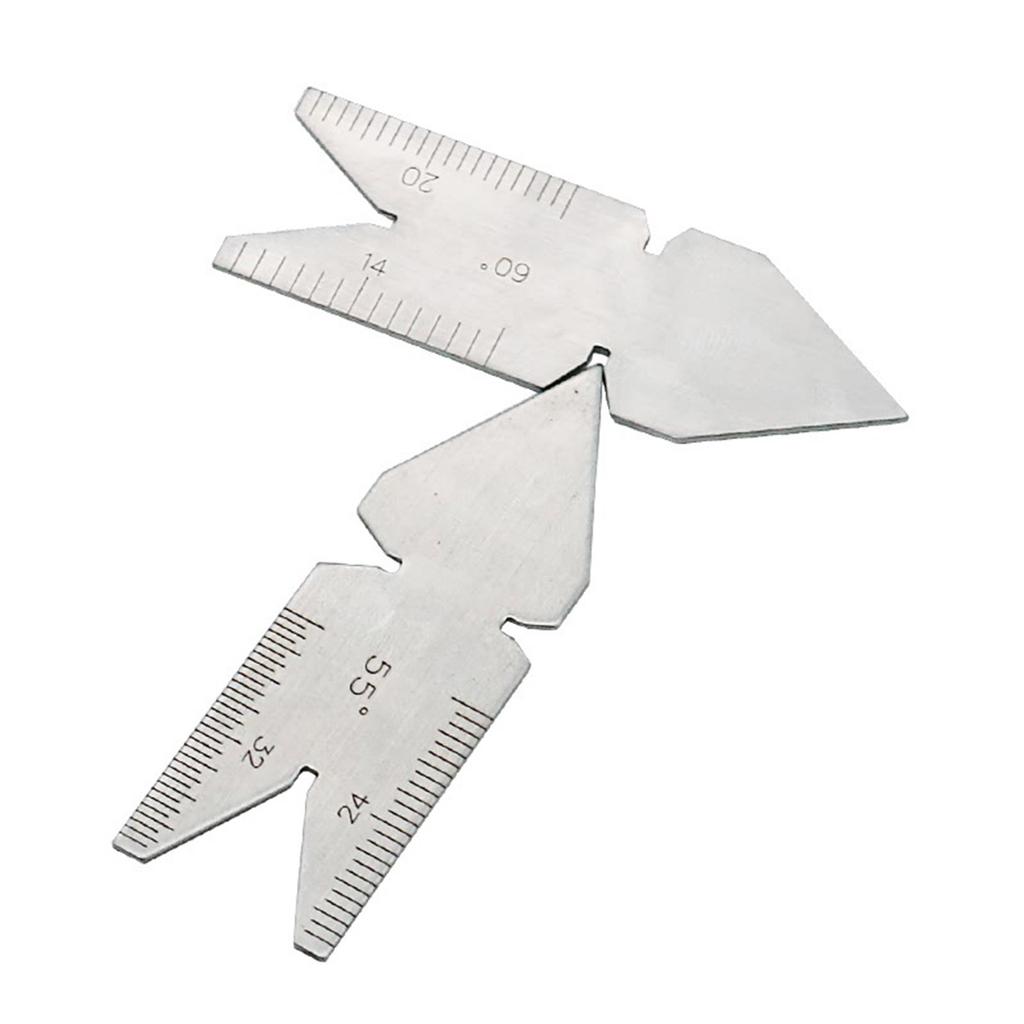 Stainless Steel Screw Thread Pitch Gauge Center Gauges Tool Set Thread Plug Gage Measuring Tool Metric & America Type