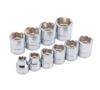 KTC Hex Socket Set 9.5 Sq. 10-Piece (B3-08, 10, 12, 13, 14, 15, 16, 17, 18, 19) B3-10P