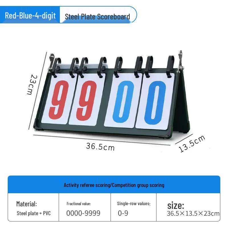 Vändbar poängtavla för basket & bordtennis